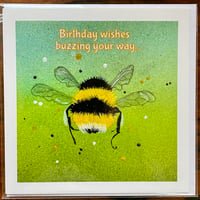 Image 1 of 'Buzzing' Birthday Card 