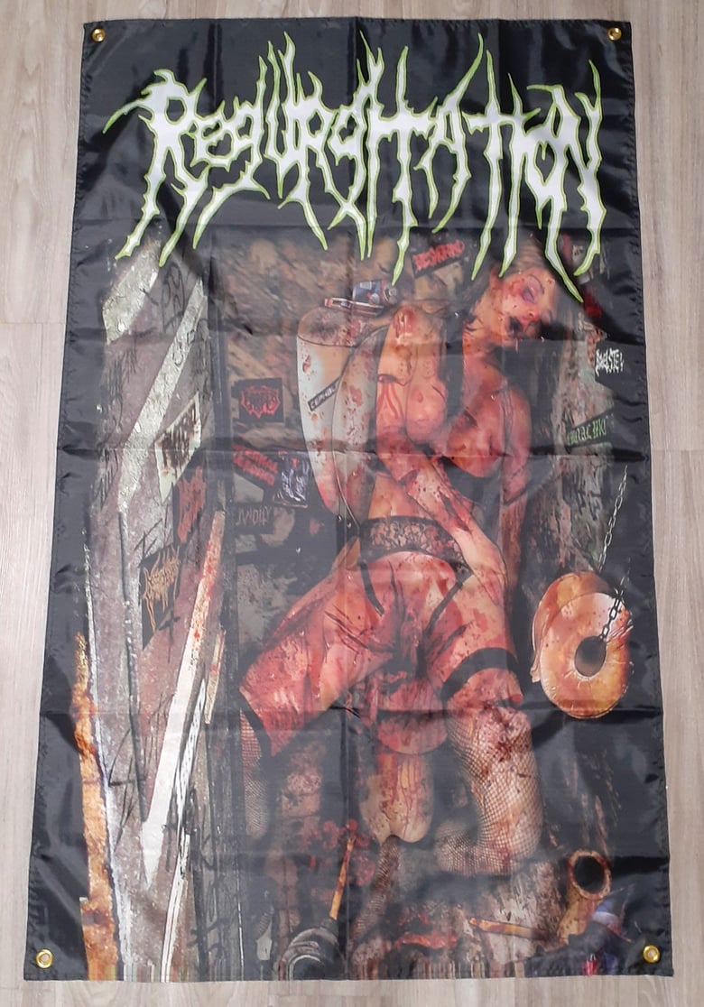 Image of REGURGITATION "Clitoraldectomy" 5x3 FLAG