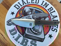 Image 1 of Small-Belt Burglar (Cpm-10v 65-66hrc) with additional Kydex Sheath w/ulti-clip