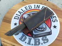 Image 4 of Small-Belt Burglar (Cpm-10v 65-66hrc) with additional Kydex Sheath w/ulti-clip