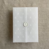 Image 4 of snow flakes and winter forest PACK of 10