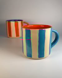 Image 4 of Striped Blue Mug
