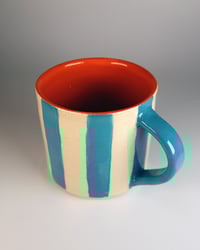 Image 2 of Striped Blue Mug