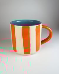 Image 2 of Striped Orange Mug