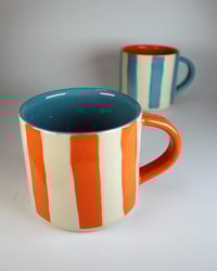 Image 4 of Striped Orange Mug