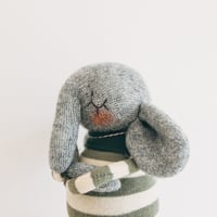 Image 2 of Willie - Sculpted Sock Elephant with Weighted bottom and dangly legs