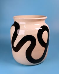 Image 3 of Swirled Black Vase