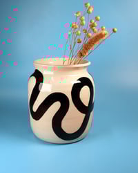 Image 4 of Swirled Black Vase
