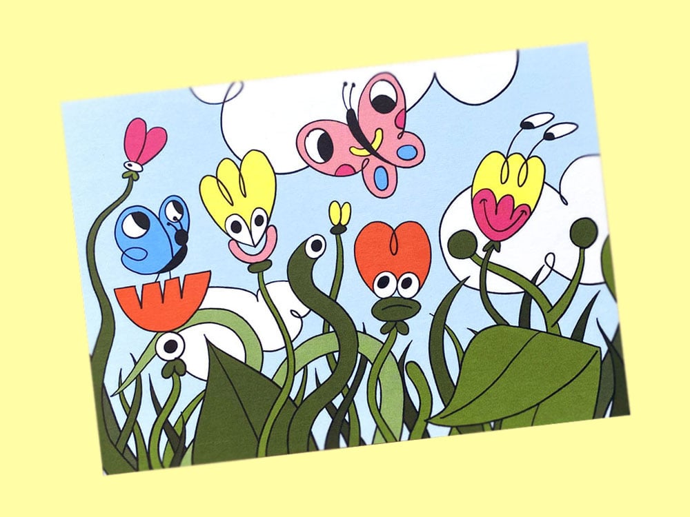 Image of POSTKARTE Flower Meadow