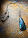 Labradorite Axe Head