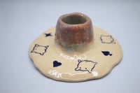 Image 2 of gambling frogs candle holder 