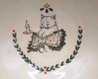 Image 1 of silent night kitty 🎄 bowl