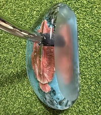 Image 3 of Red floral mallet putter