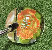 Image 1 of Orange and yellow floral mallet putter