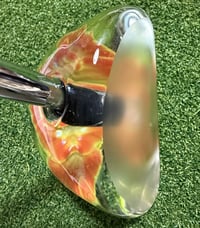 Image 3 of Orange and yellow floral mallet putter