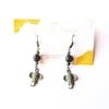 Spoon & Theory Jasper Stone Aromatherapy Diffuser Earrings 