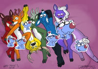 Image 4 of Daztoons 2025 Cartoon Cuties Pinup Calendar!