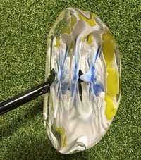 Image 2 of Blue and White floral flat mallet putter
