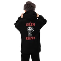 Image 1 of GRIM REAPER Kids fleece hoodie By HOLLY