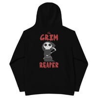 Image 2 of GRIM REAPER Kids fleece hoodie By HOLLY