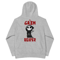 Image 4 of GRIM REAPER Kids fleece hoodie By HOLLY