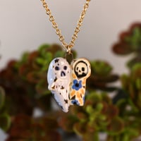 Image 3 of Ghost with Reaper Necklace