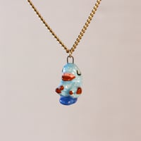 Image 1 of Blue Platypus Necklace