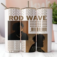 Image 1 of Rod Wave Tumbler, Nostalgia Tour Merch, Rod Wave Gift, Nostalgia Tour