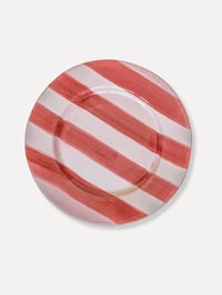 Image 1 of RED STRIPES PLATO LLANO