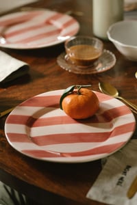 Image 2 of RED STRIPES PLATO LLANO