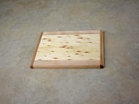 Image 2 of Wooden Trivet made from Cottenwood trimmed in Maple, small hot plate, Accent Plate