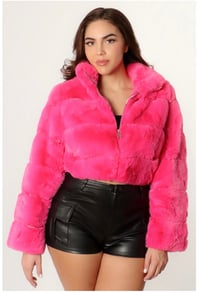 Image 1 of Faux Fur Fabulousity - Pink 