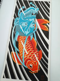 Image 2 of Ghost Hannya riding Koi