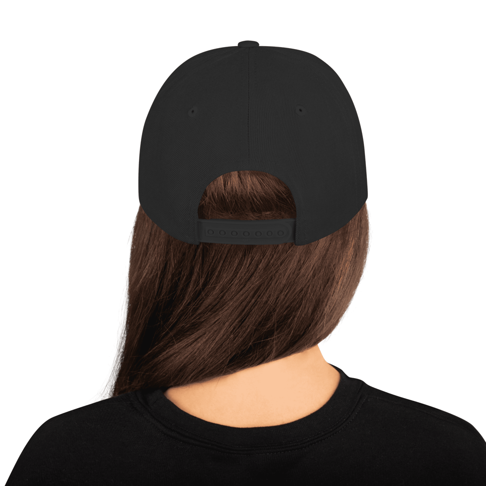 Black, Green & Gold Embroidered Snapback