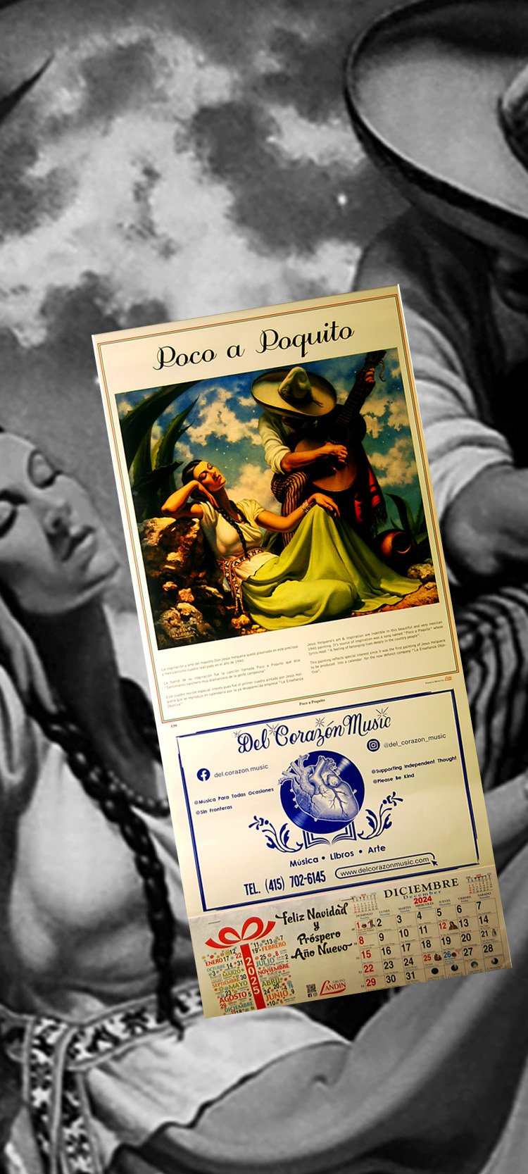 Image of Calendario 2025 - Estilo Tradicional "Varita" - Hecho En México