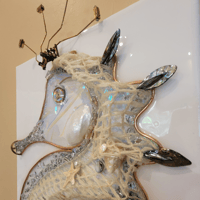 Image 3 of SEAHORSE PAIR ON CANVAS
