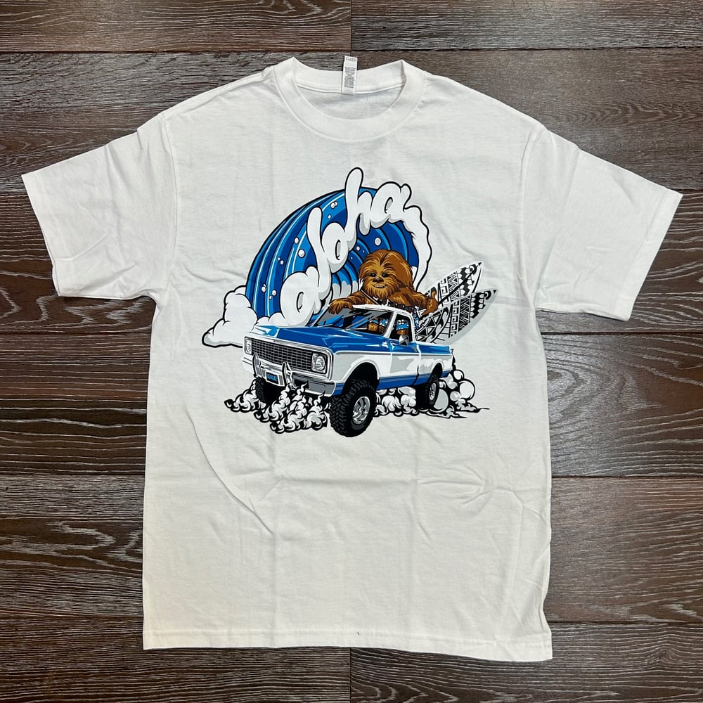 Image of Surfs Up Chewy Men's TEE White