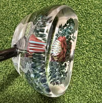 Image 1 of Red flower mallet putter with side window
