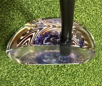 Image 3 of Blue and metallic silver switchback baby sledge putter with side window
