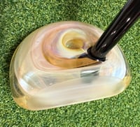 Image 1 of Silver and gold hurricane mallet putter