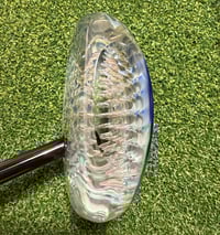 Image 3 of Baby blue bubble trap flat mallet putter