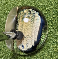 Image 1 of Silver fume snakeskin mallet putter
