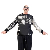 Image 2 of N8NOFACE "8-KNIT PUNK" Classic Fit Knitted Crew Neck Sweater