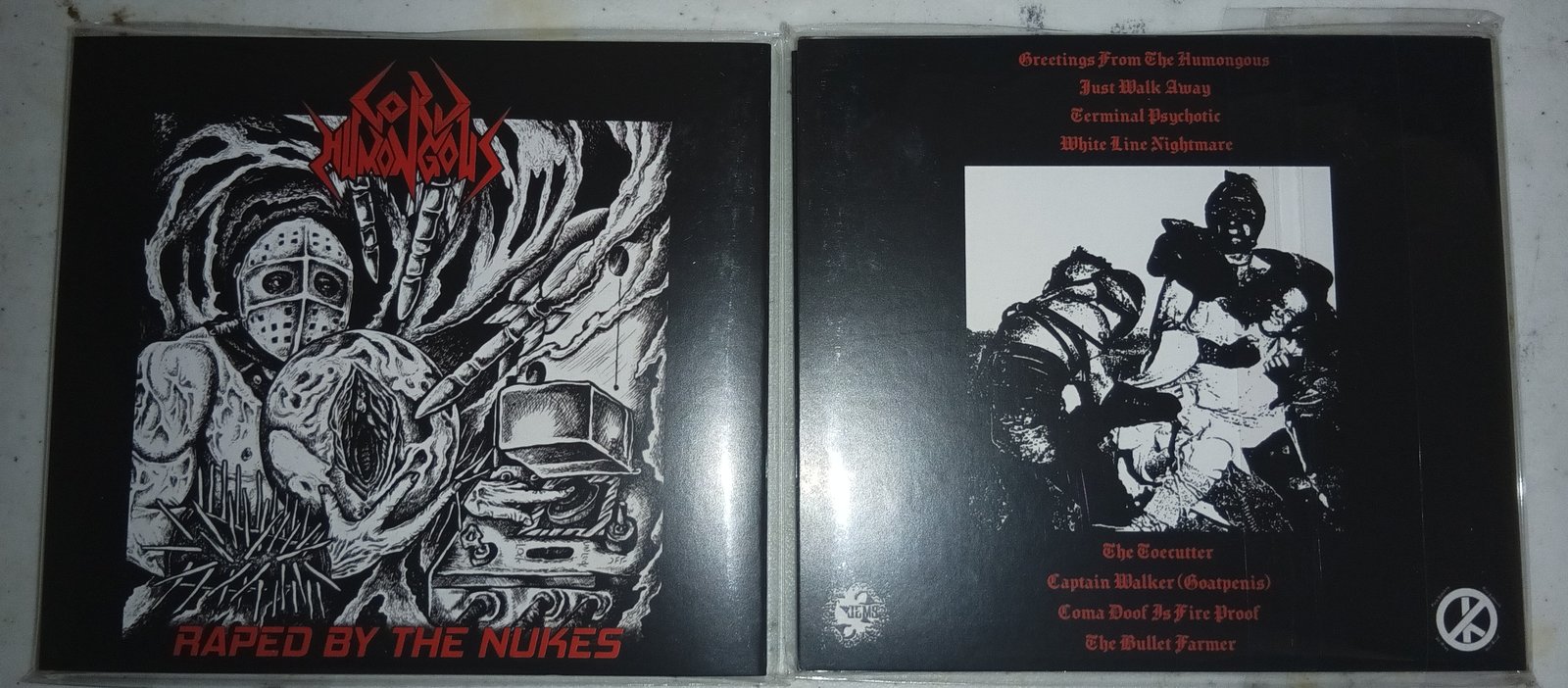 Lord Humongous -Raped by the nukes digipak CD | JEMS LABEL