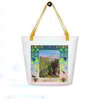 Image 1 of Summer Garden - Large Tote Bag