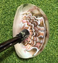Image 2 of Pink and white hemisphere mallet putter