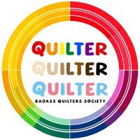 2025 Quilter- Quilter - Quilter 3 inch sticker.