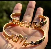 Image 1 of Custom name bangle 