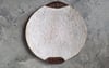 Moon, pinched pottery, ceramic large platter