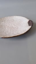 Moon, pinched pottery, ceramic large platter